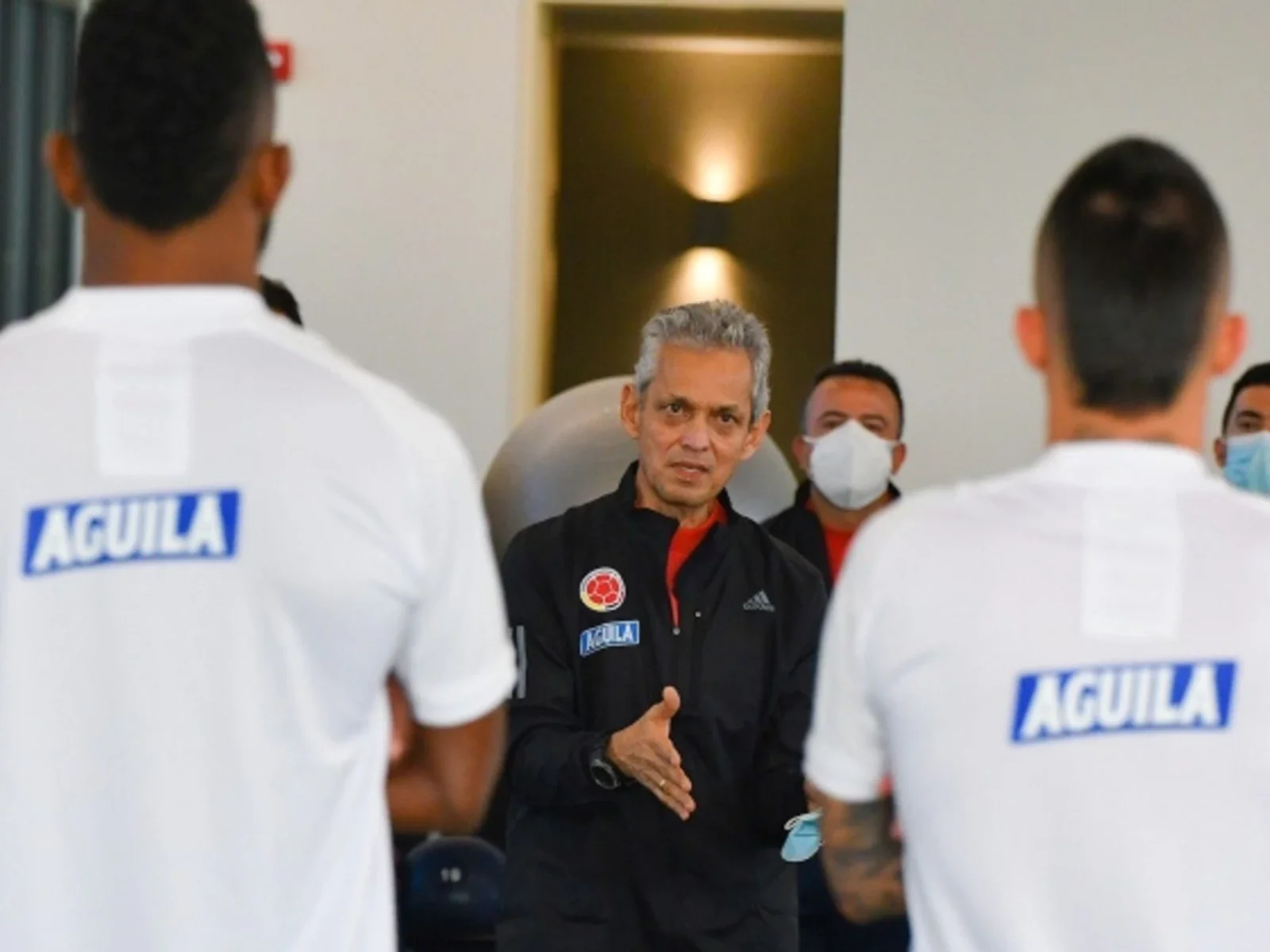 Reinaldo Rueda dirigió su primer entrenamiento en la selección Colombia. / Foto: FCF