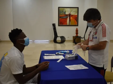 Dany Rosero, atento a los temas del protocolo / FCF