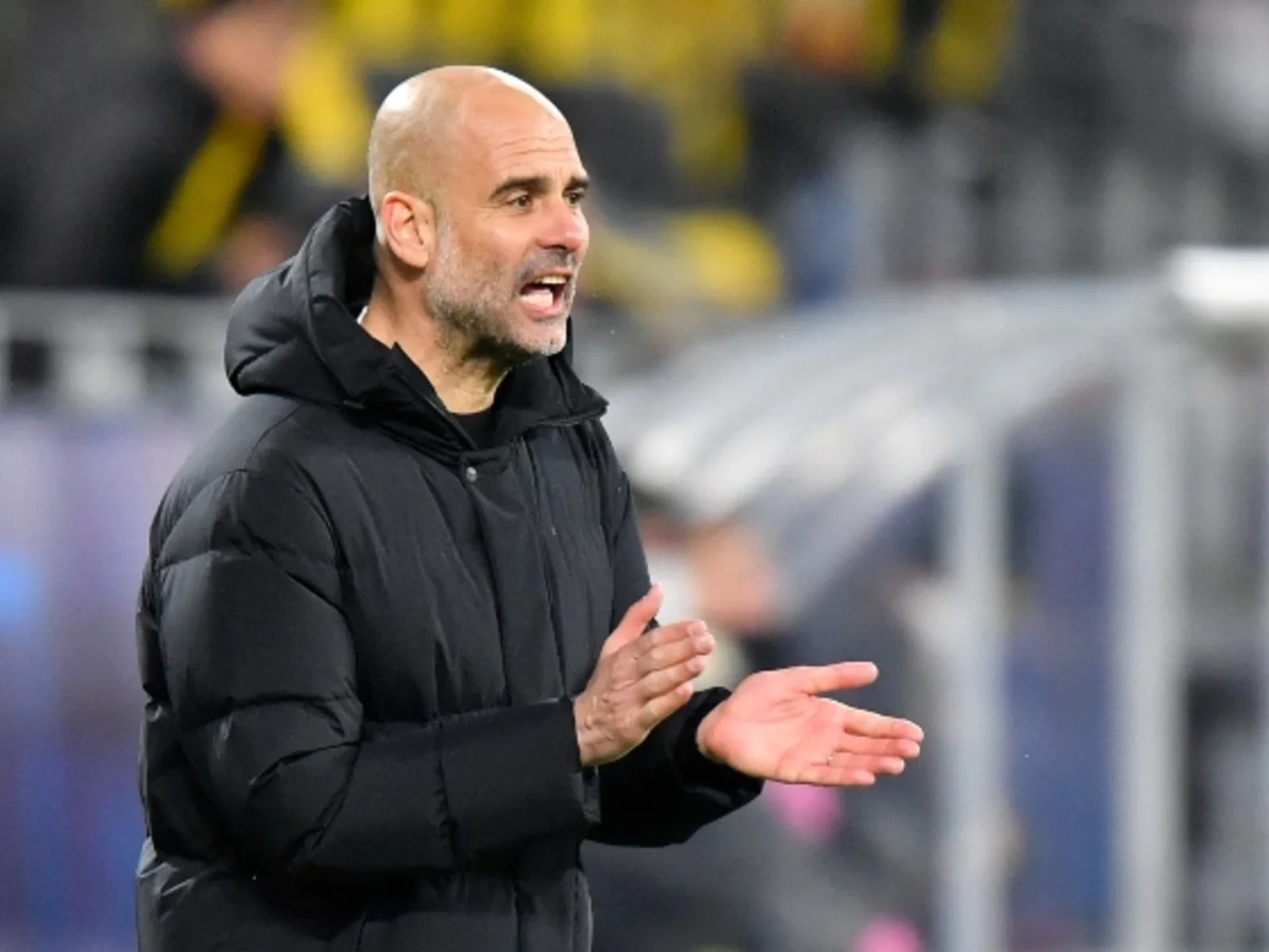 Guardiola, feliz por el trabajo de su equipo / AFP