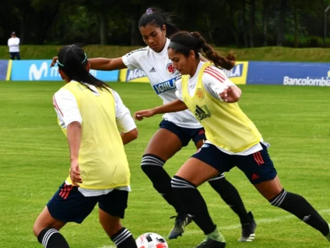 La selección Colombia realiza su microciclo en la sede deportiva de la FCF. / Foto: FCF