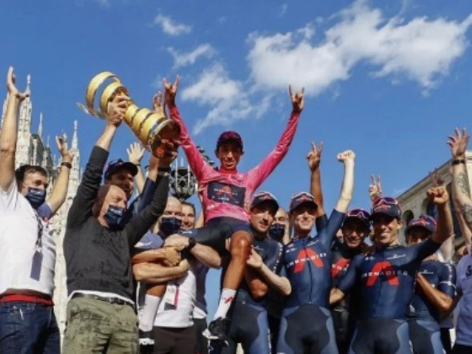 Egan, el rey del Giro de Italia / AFP