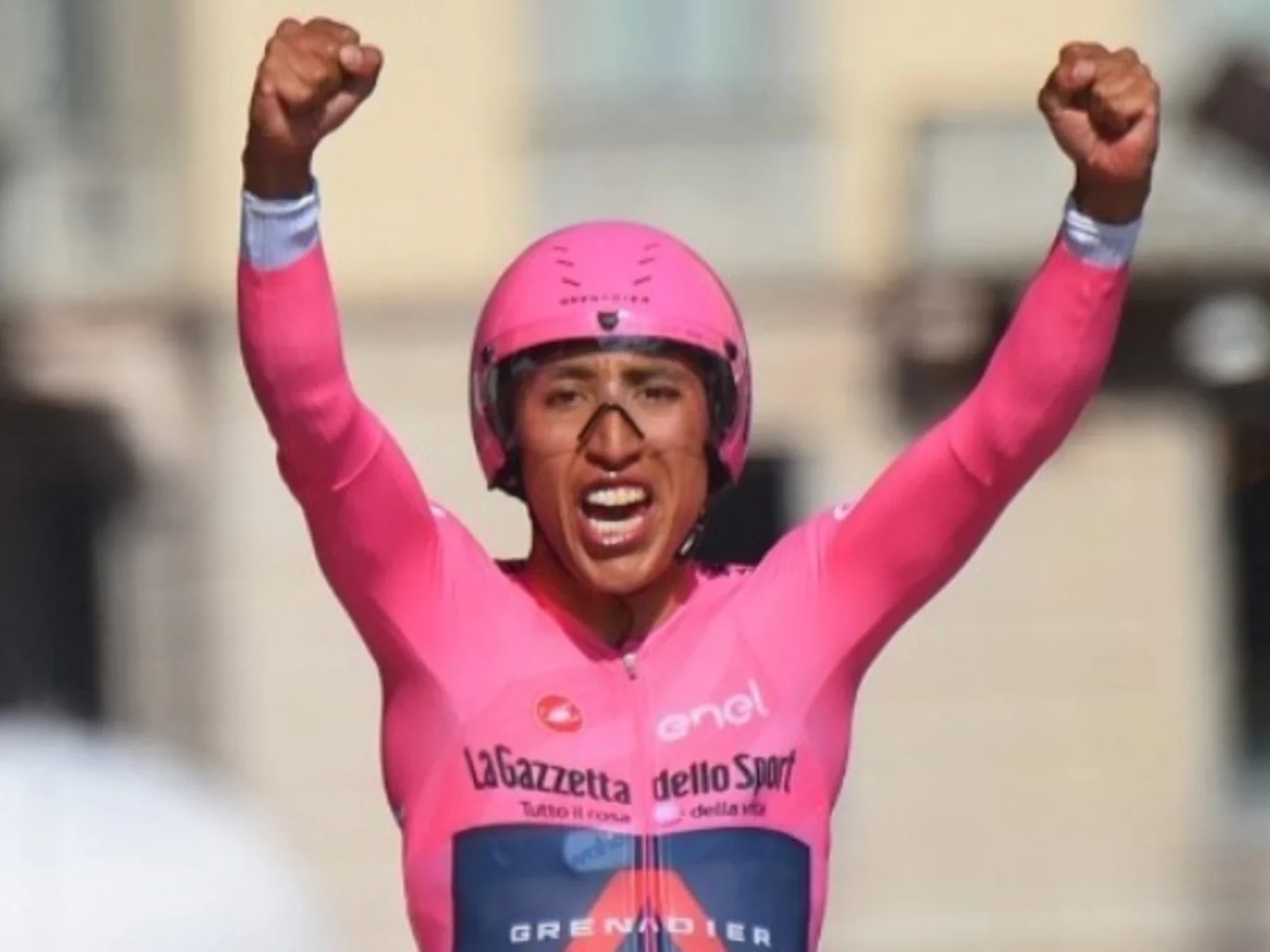 Egan Bernal, campeón del Giro de Italia / AFP