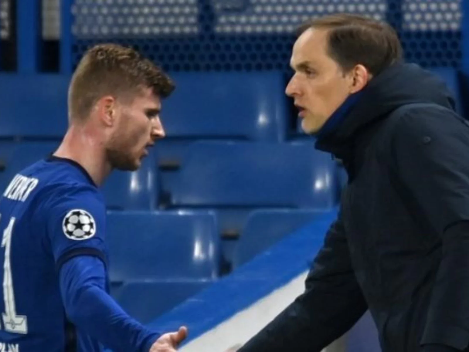 Werner abrió el marcador / AFP