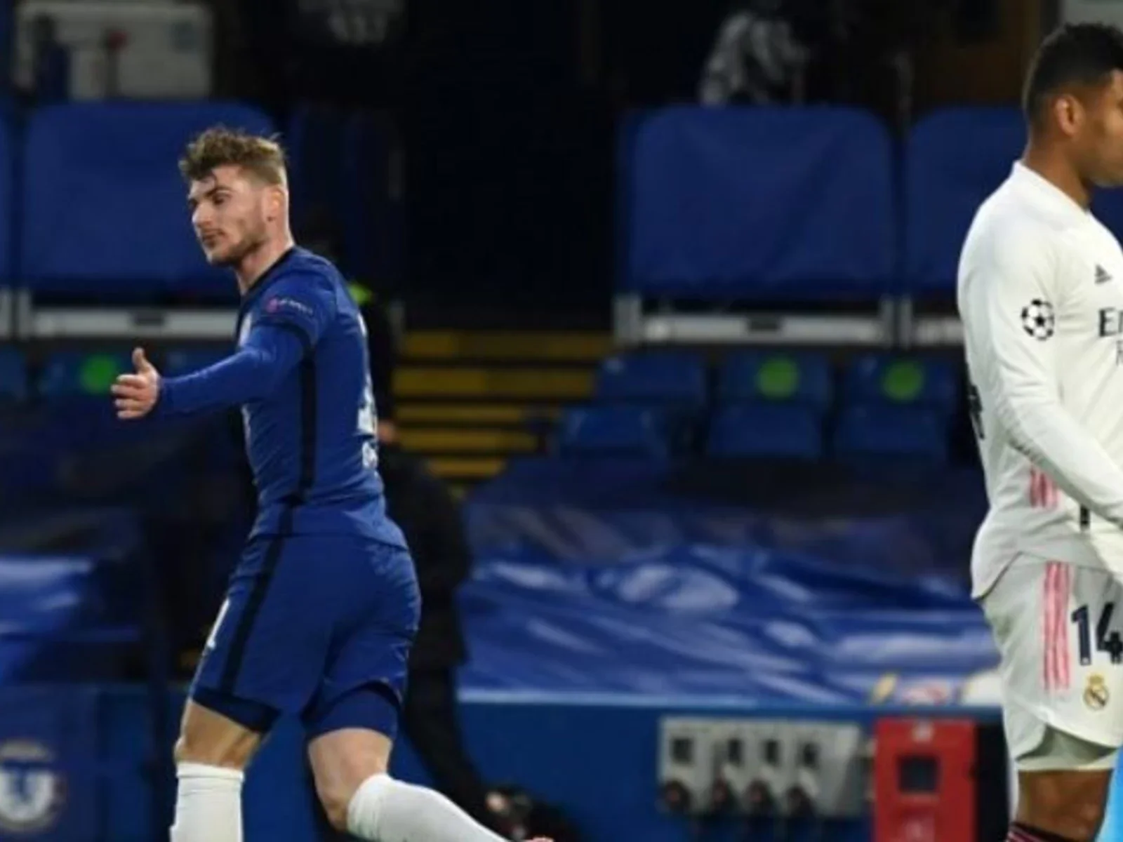 Celebración de Werner / AFP