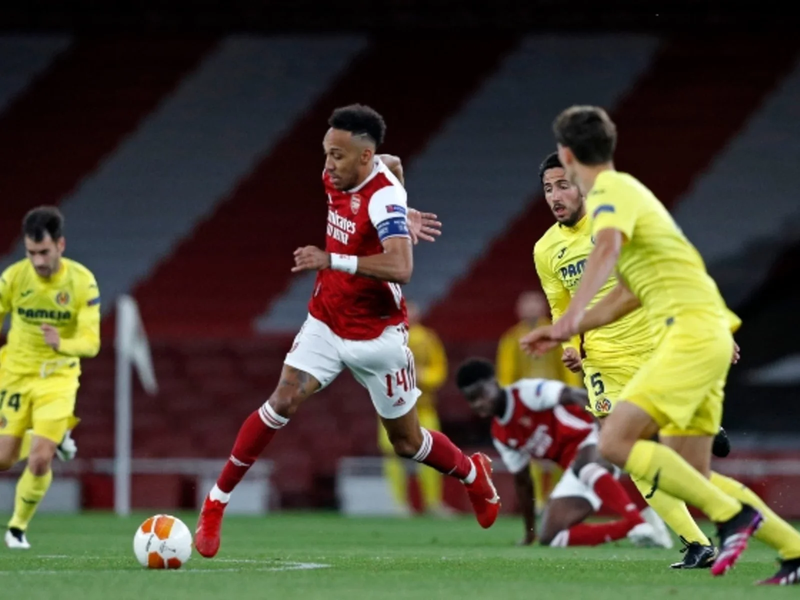 Arsenal empató sin goles con Villarreal en la semifinal vuelta. / Foto: AFP