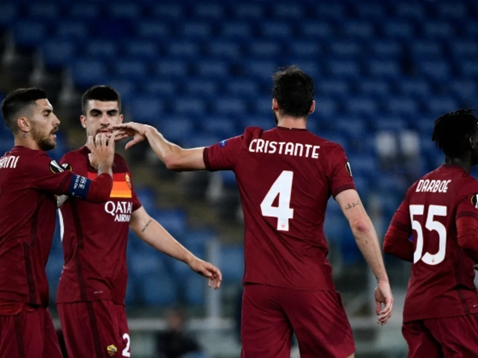 Roma ganó de local, pero no pudo remontar la serie. / Foto: AFP