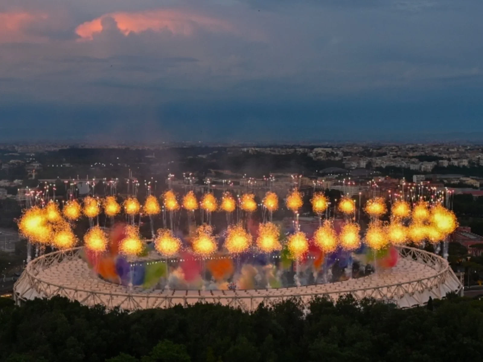 Ceremonia de apertura de la Euro 2020. / Foto: AFP
