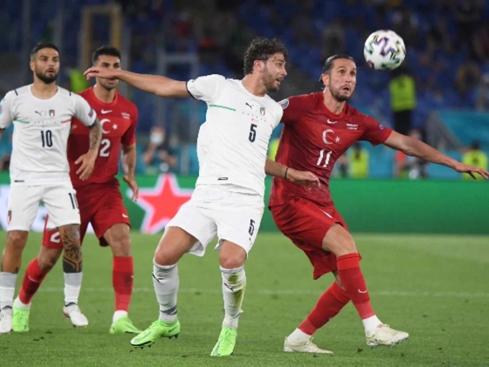 Italia derrotó 0-3 a Turquía en el inicio de la Euro 2020. / Foto: AFP