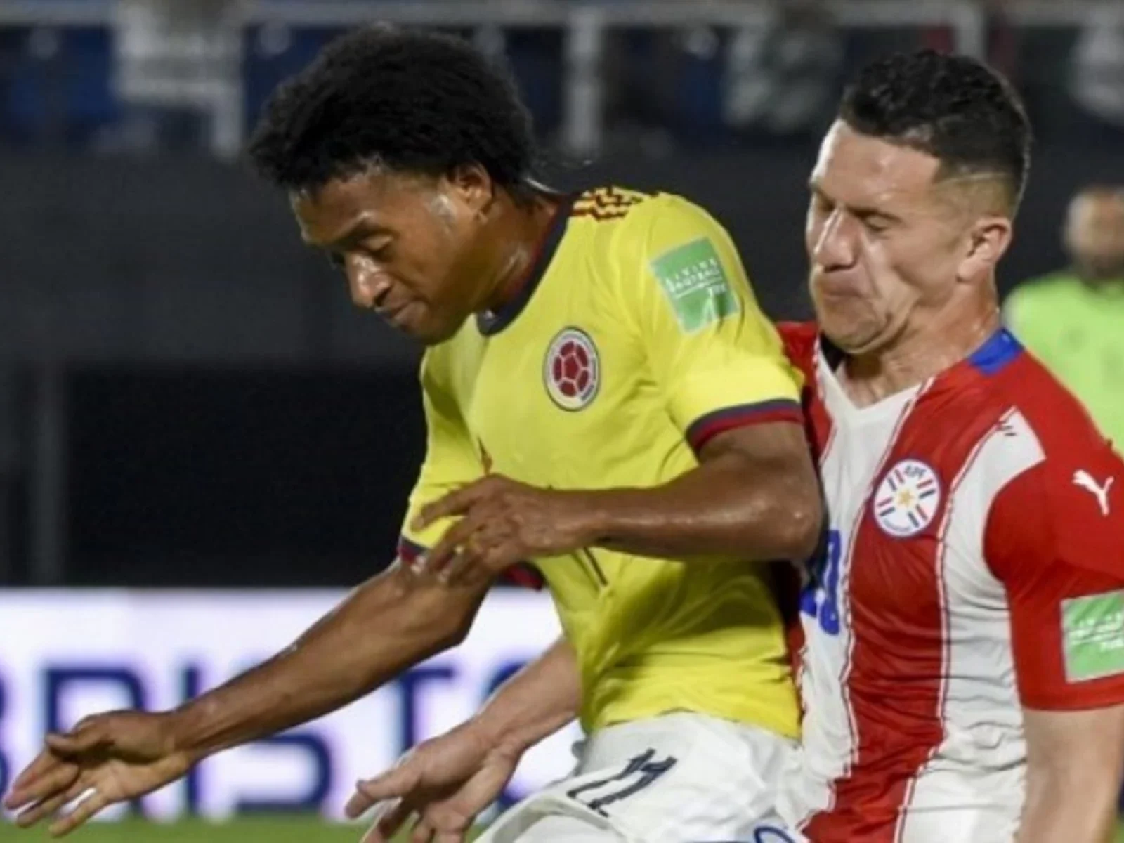 Juan Guillermo Cuadrado fue titular/ AFP