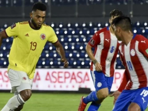 Miguel Borja fue el 9 titular/ AFP