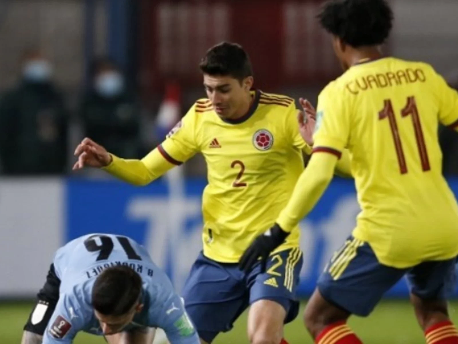 Cuadrado tuvo un partido discreto / AFP