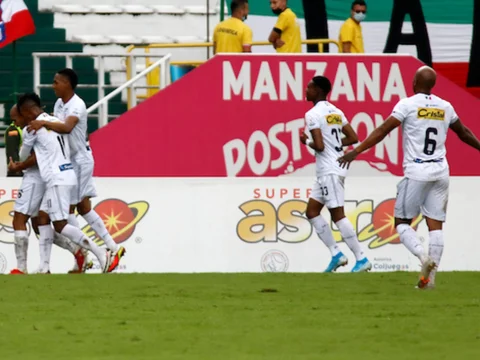 Juan David Pérez fue la figura de Once Caldas en el empate con Patriotas/ Vizzorimage