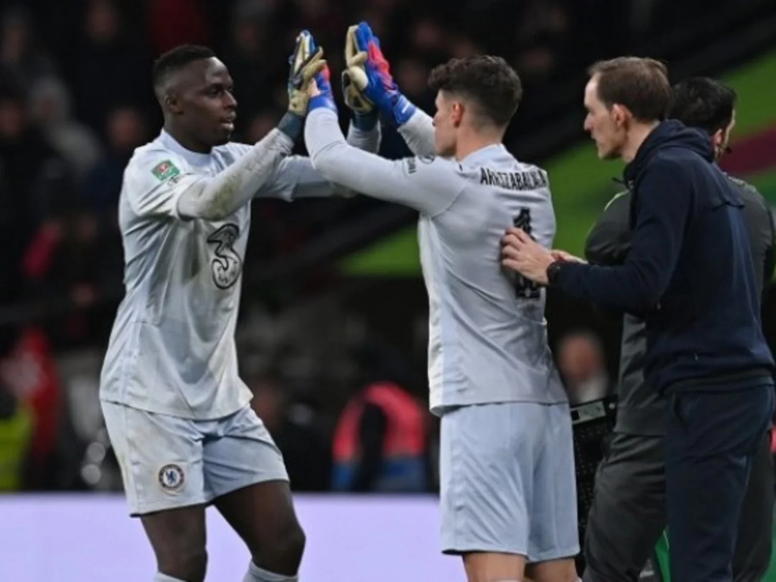 Esta vez el cambio de arquero no le sirvió a Chelsea / AFP