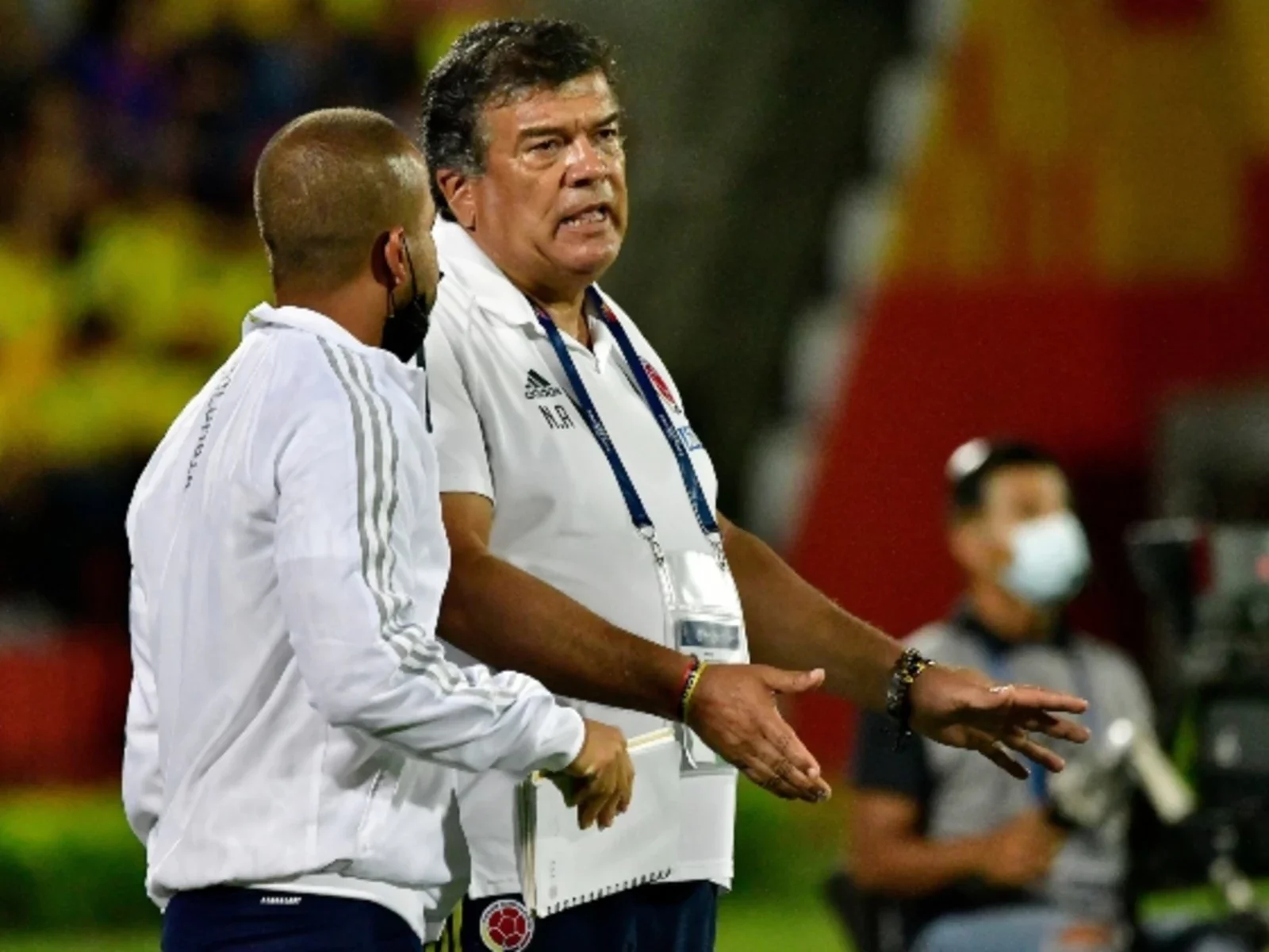 Nelson Abadía, director técnico de Colombia - Foto: VizzorImage/ Jaime Moreno