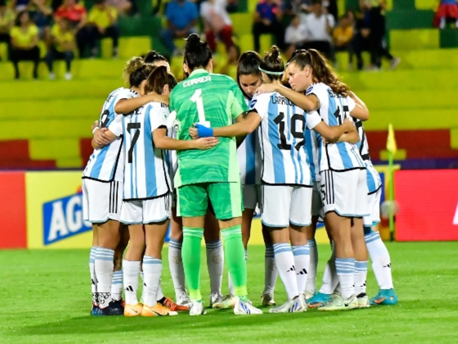 La 'albiceleste' alistándose para el compromiso - Foto: VizzorImage/ Jaime Moreno