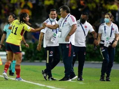 Catalina Usme volvió a marcar gol con la selección Colombia. / Foto: VizzorImage - Ricardo Vejarano