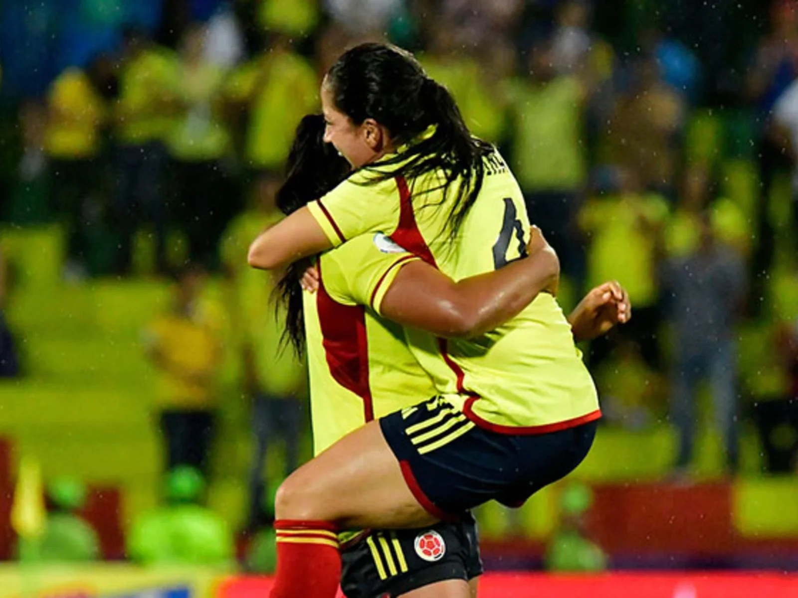 Colombia celebra su paso a la final de la Copa América. / Foto: VizzorImage - Miguel Vergel