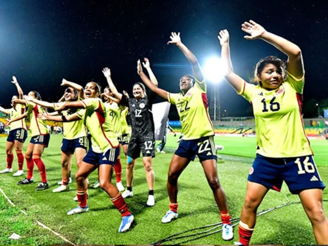 La tricolor clasificó al Mundial y a los Juegos Olímpicos. / Foto: VizzorImage - Miguel Vergel