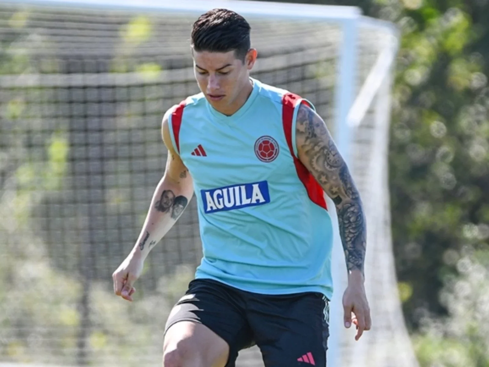 James Rodríguez busca alcanzar su mejor nivel deportivo con Colombia. / Foto: FCF.