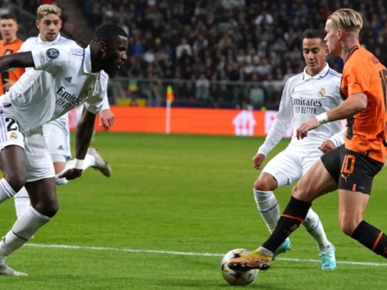 Real Madrid sigue también sumando puntos para avanzar de ronda. / Foto: AFP.