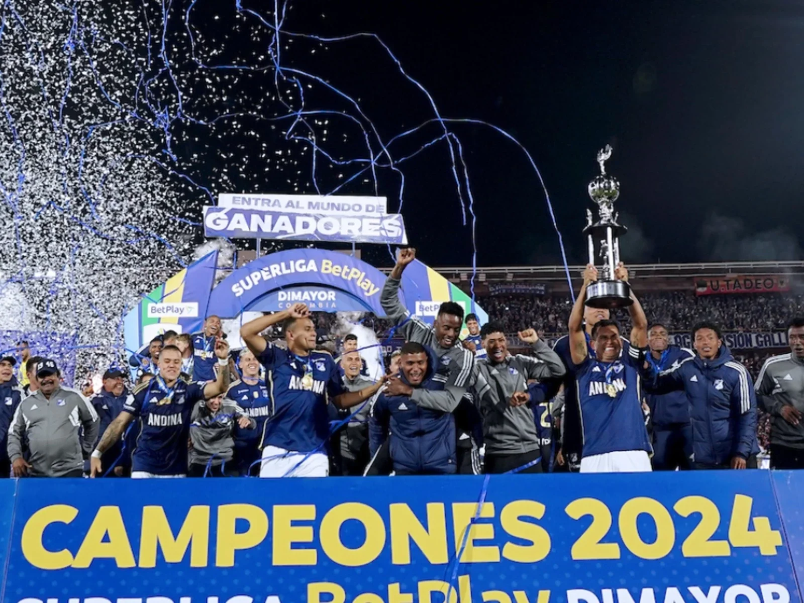 Millonarios, vuelve a tener un campeonato, luego del 2023-I en la Liga. / Foto: Vizzorimage.