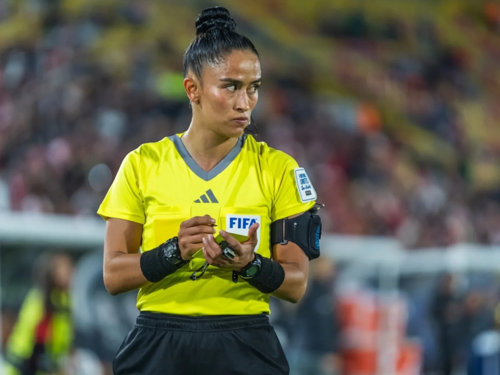 Danna Victorino, árbitra de la gran final de la Liga Femenina - VizzorImage