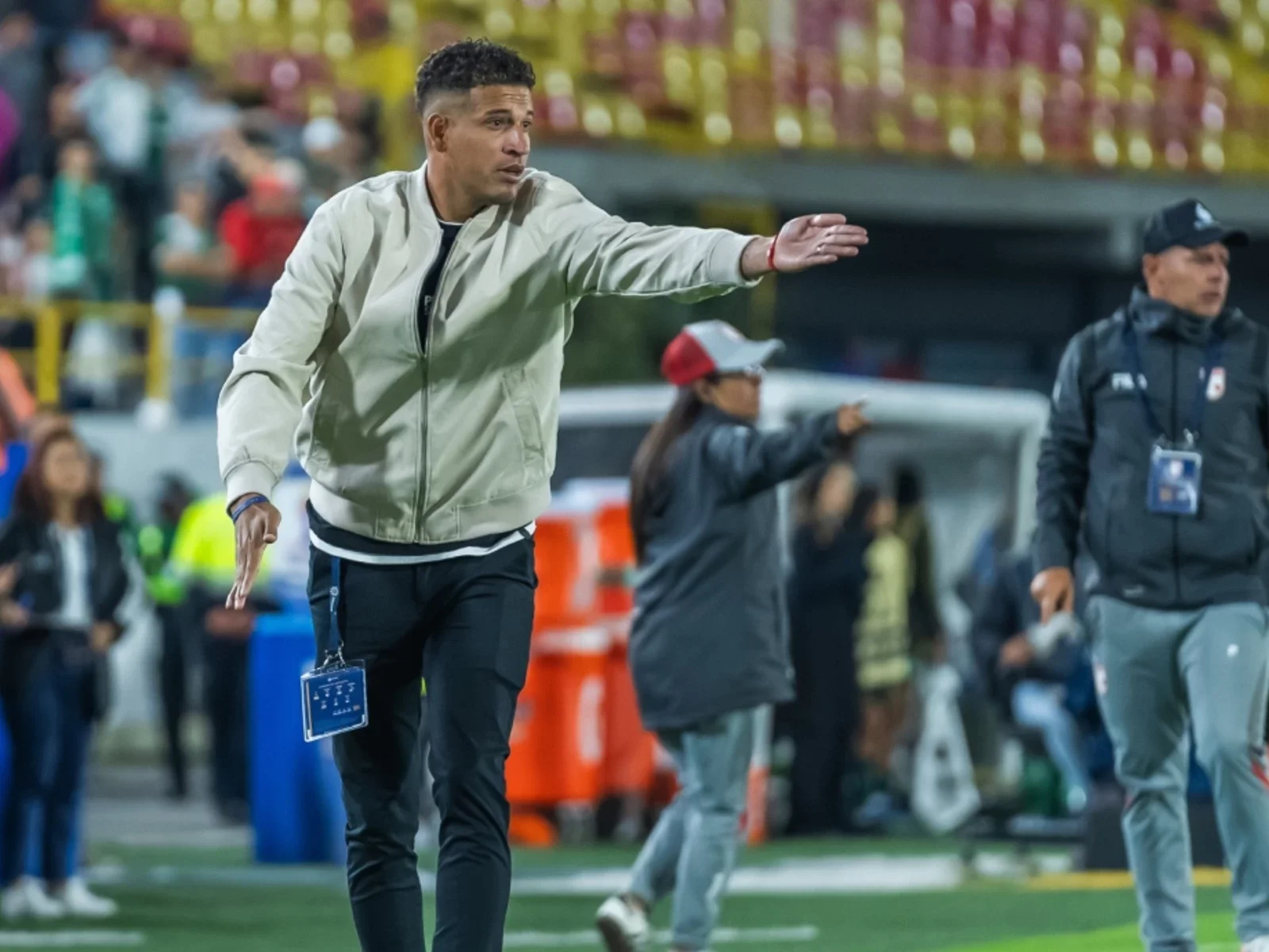 Omar Ramírez, DT de Independiente Santa Fe Femenino - VizzorImage