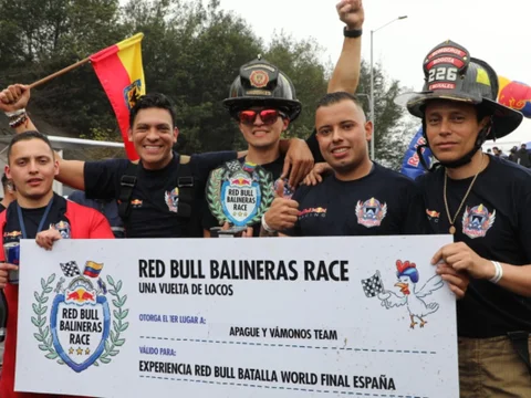 Participantes en la Red Bull Balineras Race 2024 - Win Sports