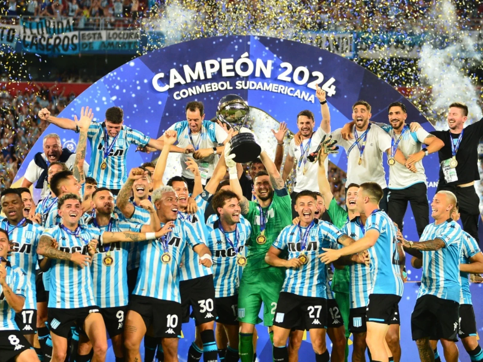 Racing es campeón de la Copa Sudamericana - AFP