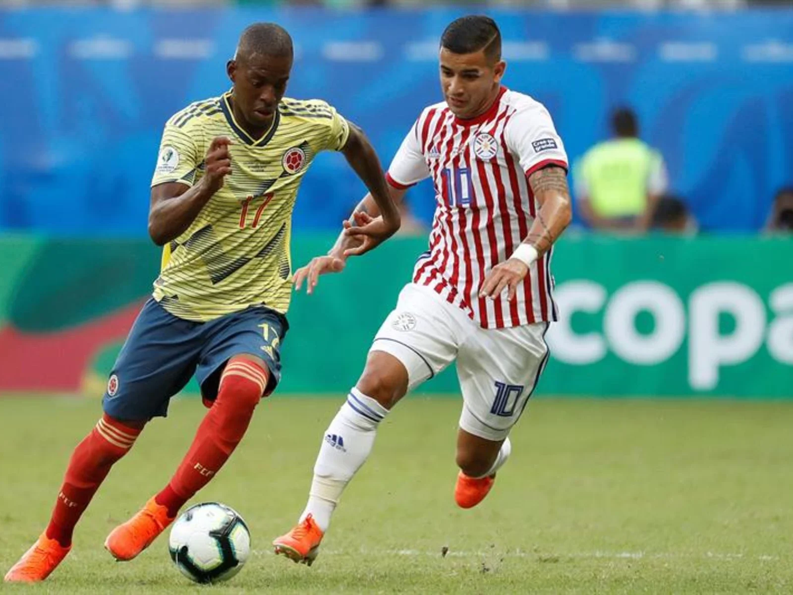 Copa América | En imágenes el triunfo de Colombia sobre Paraguay