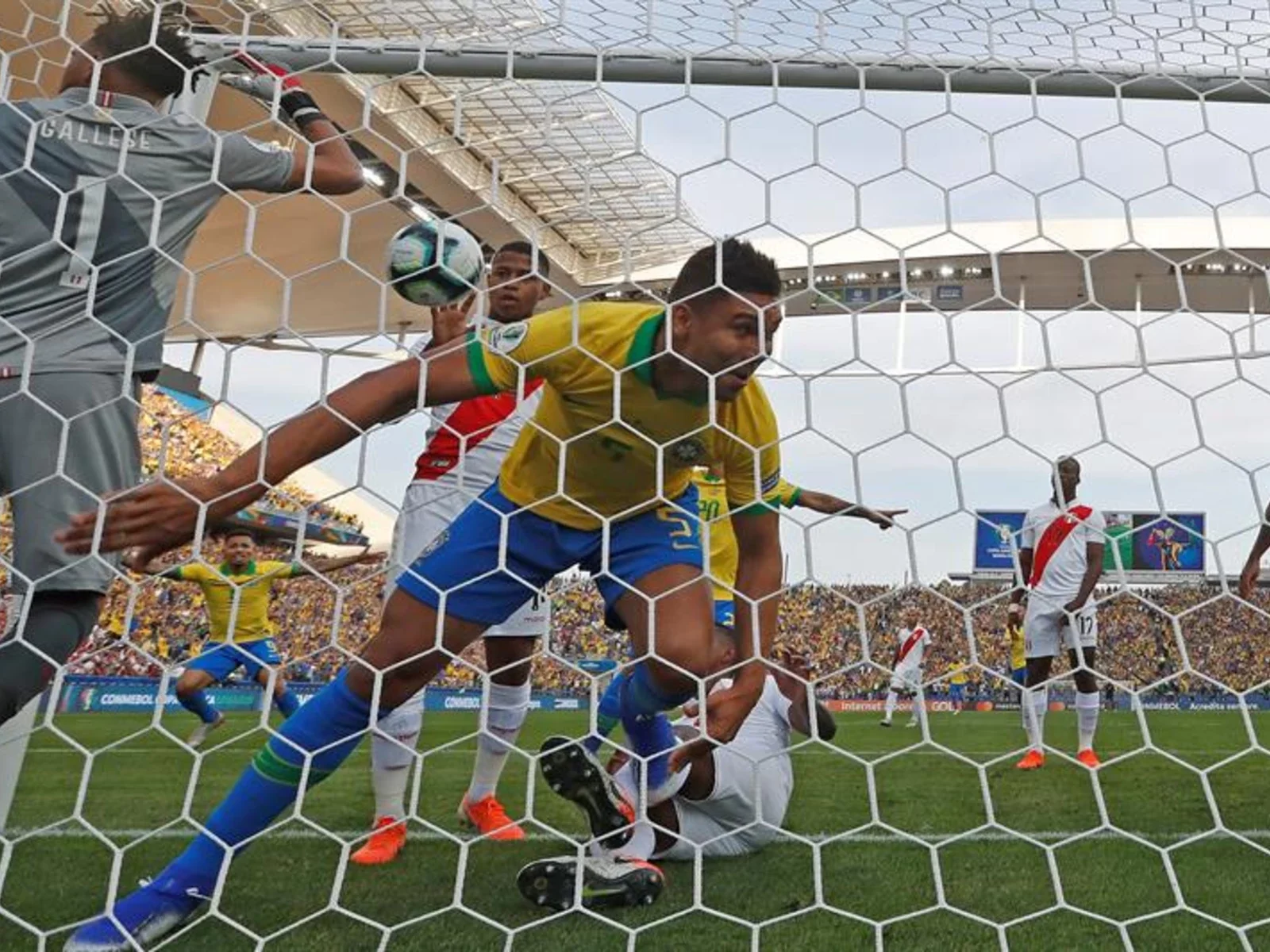 Copa América | Estas son las mejores fotos de la goleada de Brasil sobre Perú