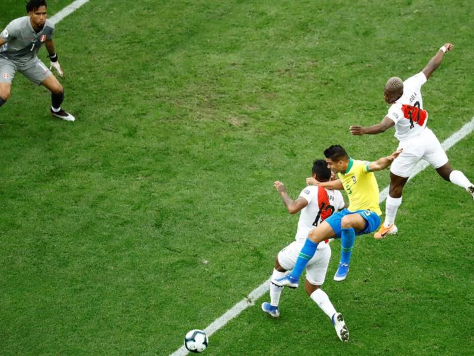 Copa América | Estas son las mejores fotos de la goleada de Brasil sobre Perú