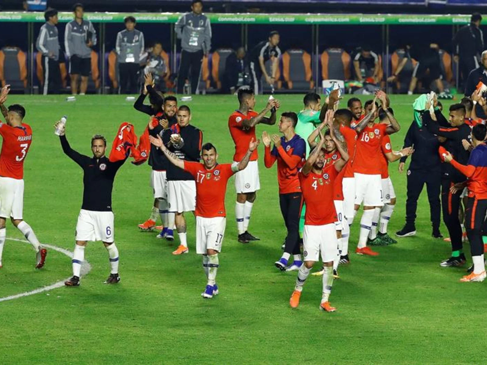 Copa América | Las mejores postales de la goleada de Chile sobre Japón