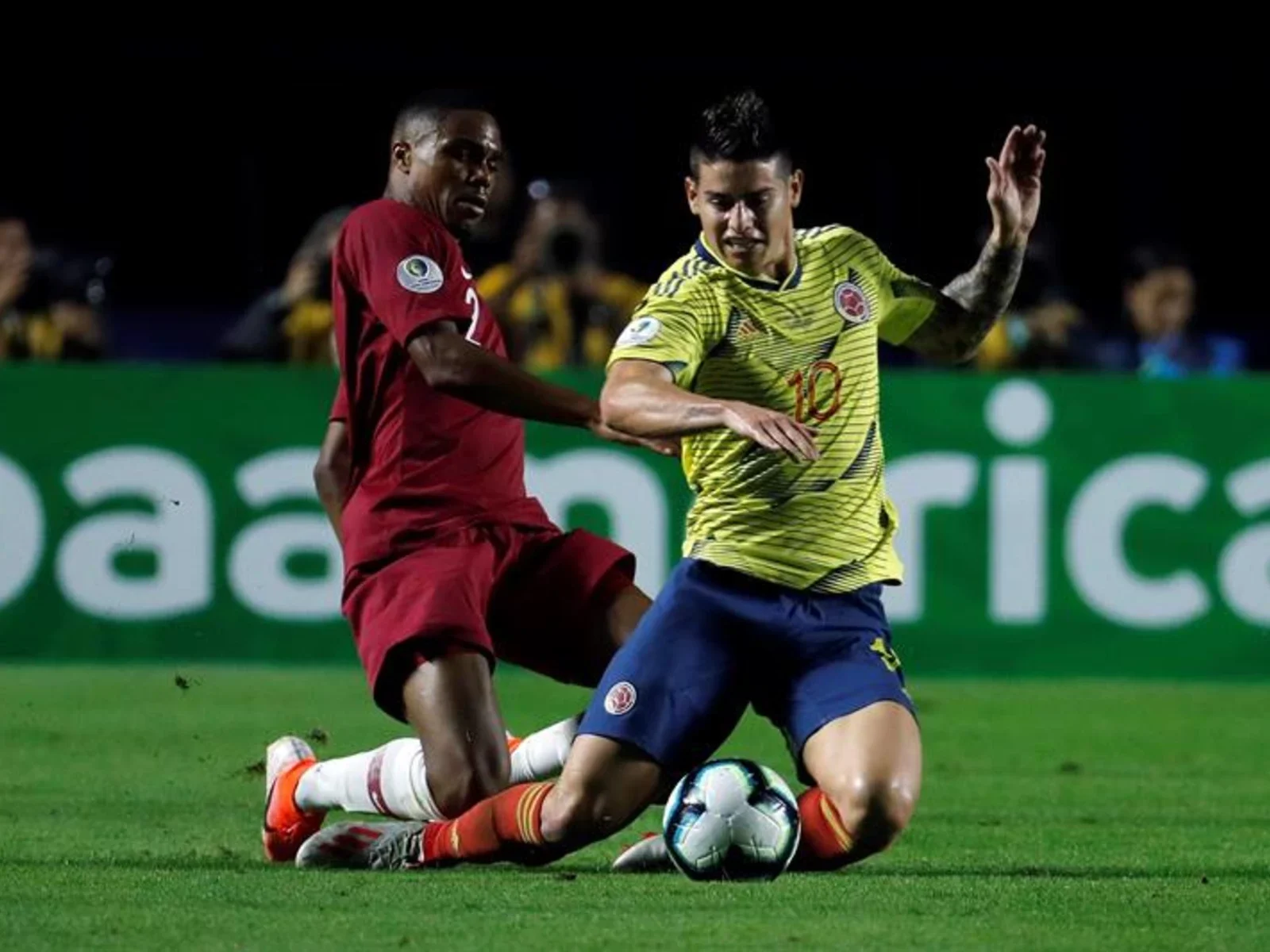 Copa América | Repasa las mejores fotos del triunfo de Colombia sobre Catar