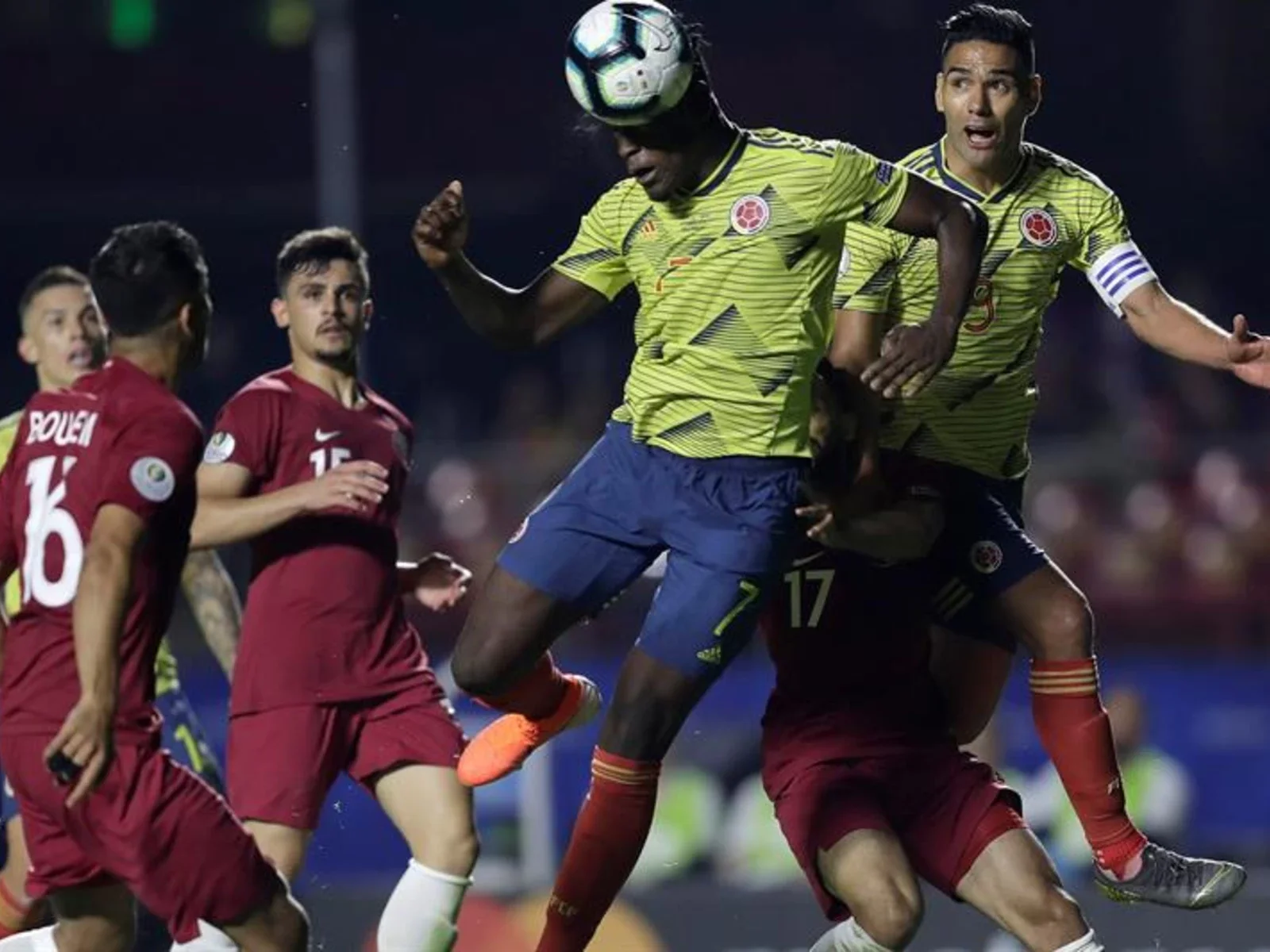 Copa América | Repasa las mejores fotos del triunfo de Colombia sobre Catar