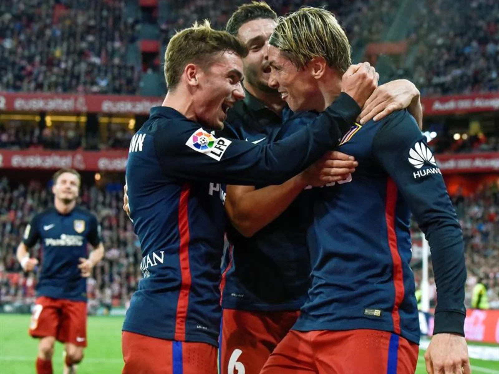 El sufrido triunfo de Atlético de Madrid sobre Bilbao en imágenes