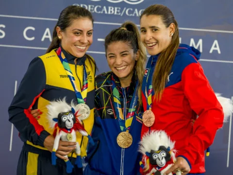 En fotos, los medallistas colombianos de este jueves
