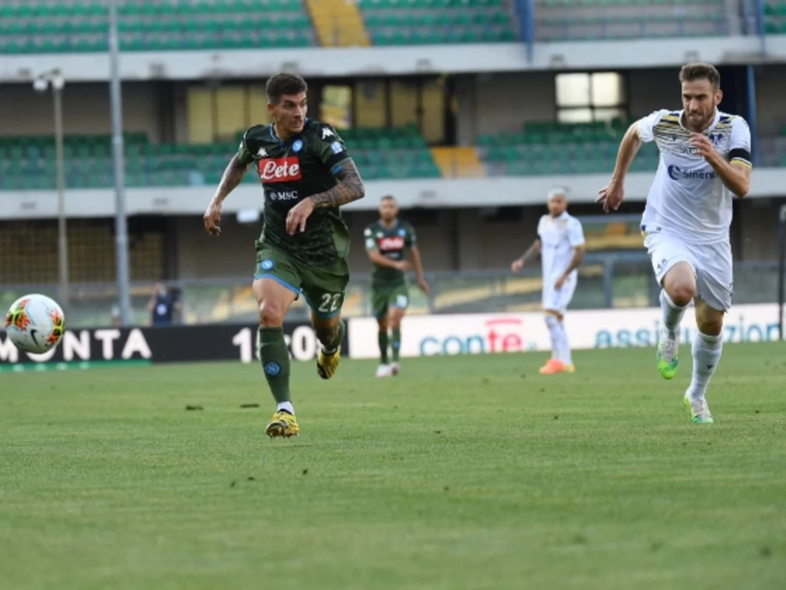 En imágenes, los mejores momentos del triunfo de Nápoli frente a Hellas Verona