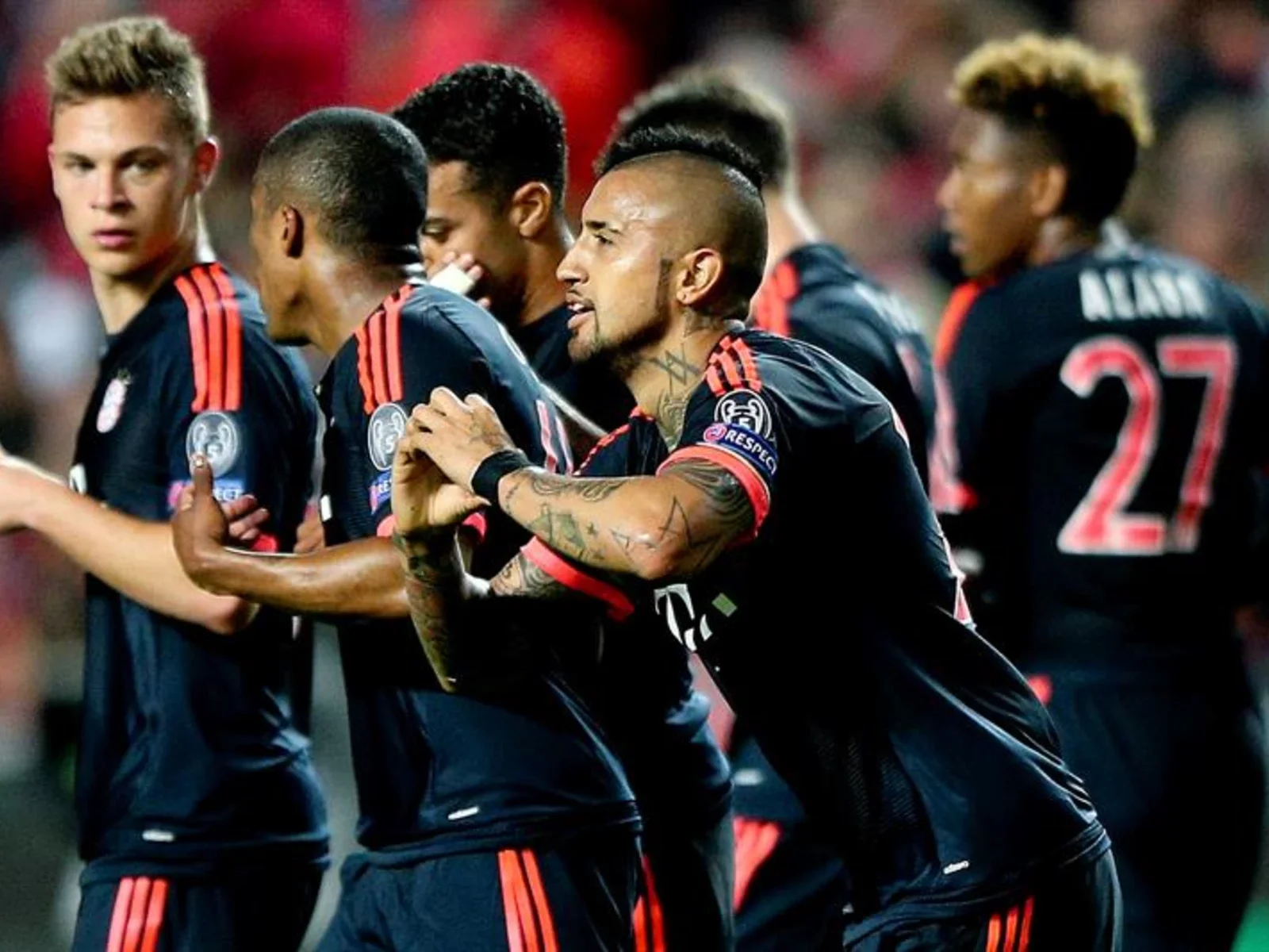 Estas fueron las mejores postales del empate entre Benfica y Bayern Múnich