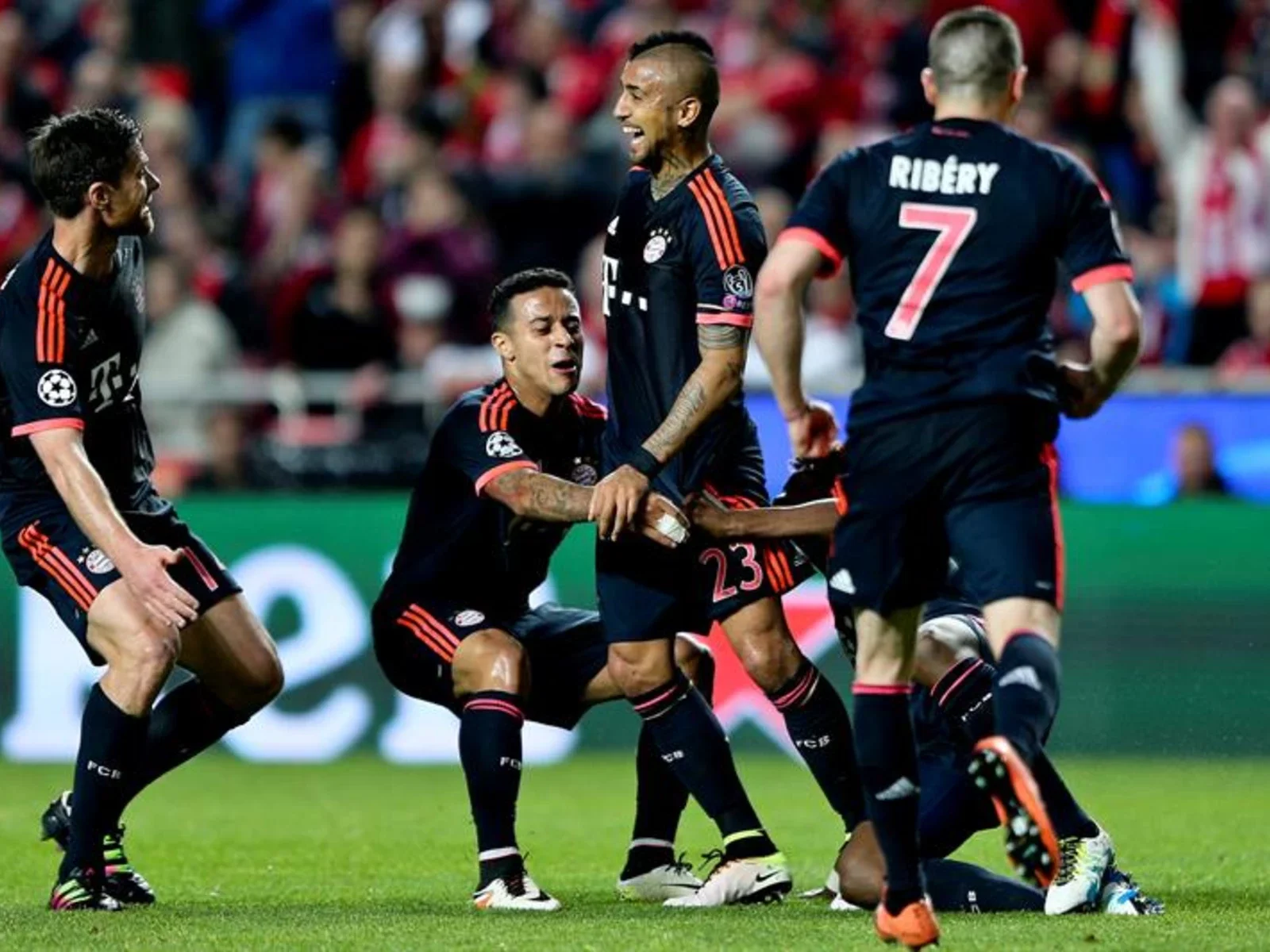 Estas fueron las mejores postales del empate entre Benfica y Bayern Múnich