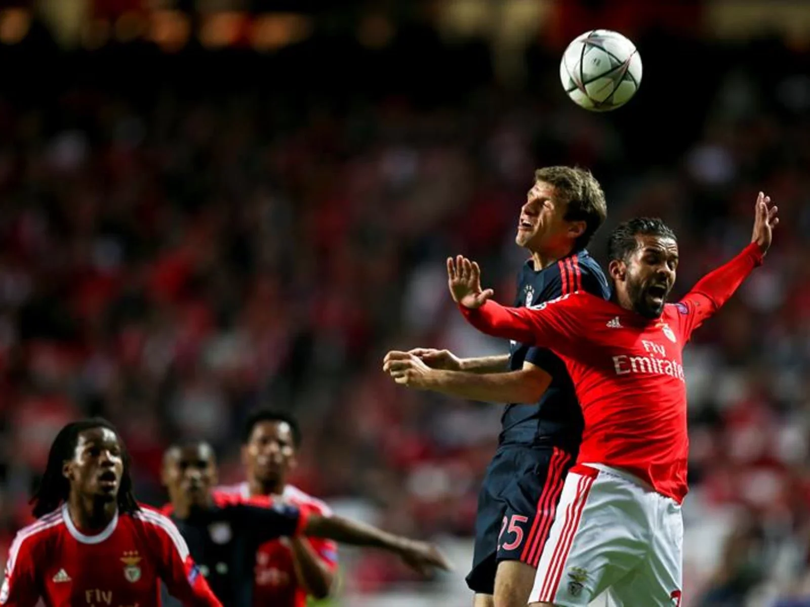 Estas fueron las mejores postales del empate entre Benfica y Bayern Múnich