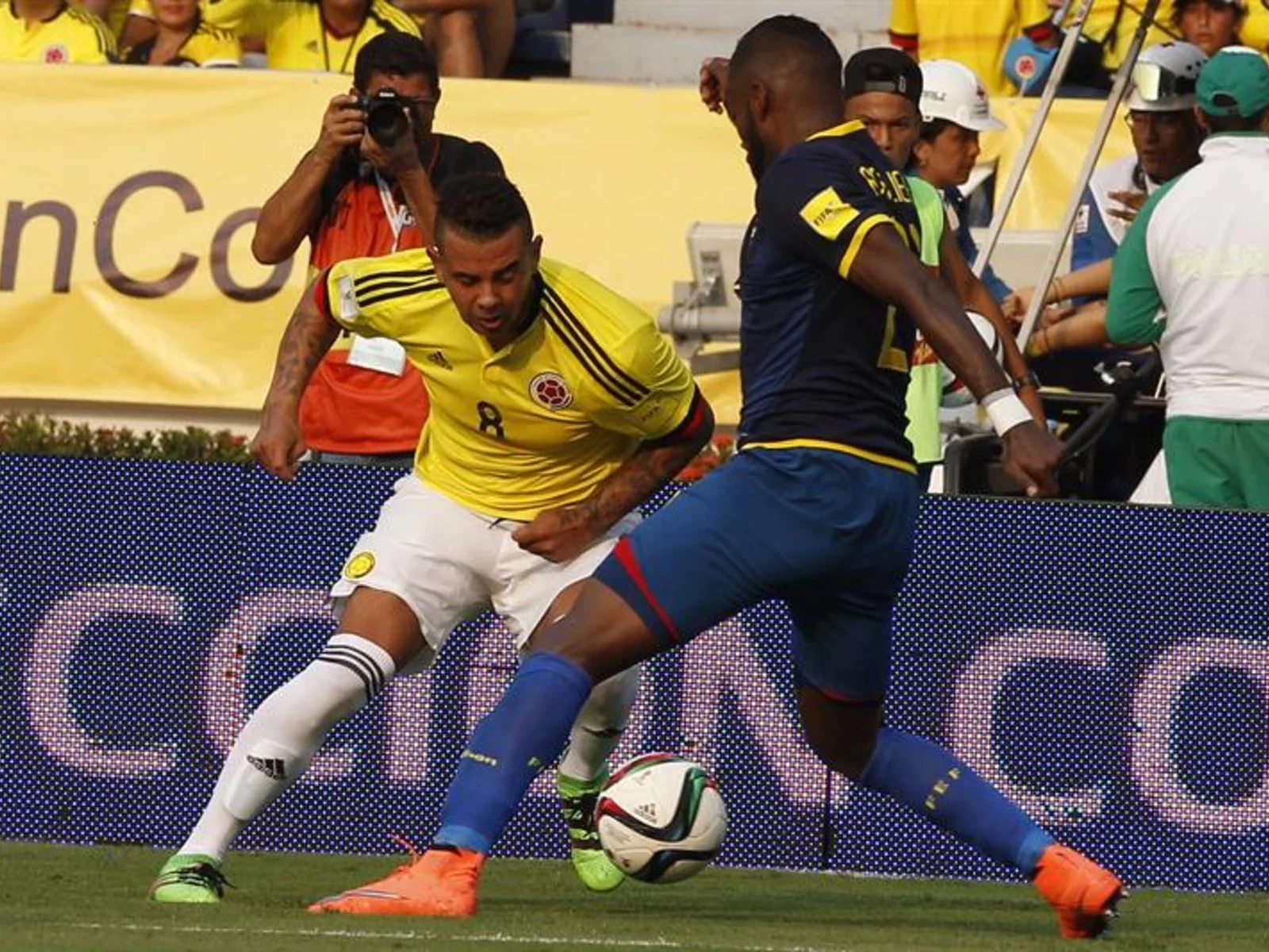 Las mejores fotos que nos dejó el triunfo de Colombia sobre Ecuador