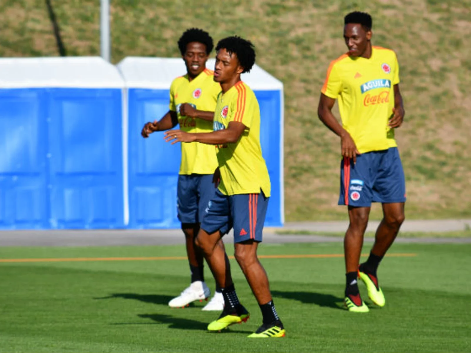 Las mejores imágenes de cómo se prepara Colombia para el juego con Inglaterra