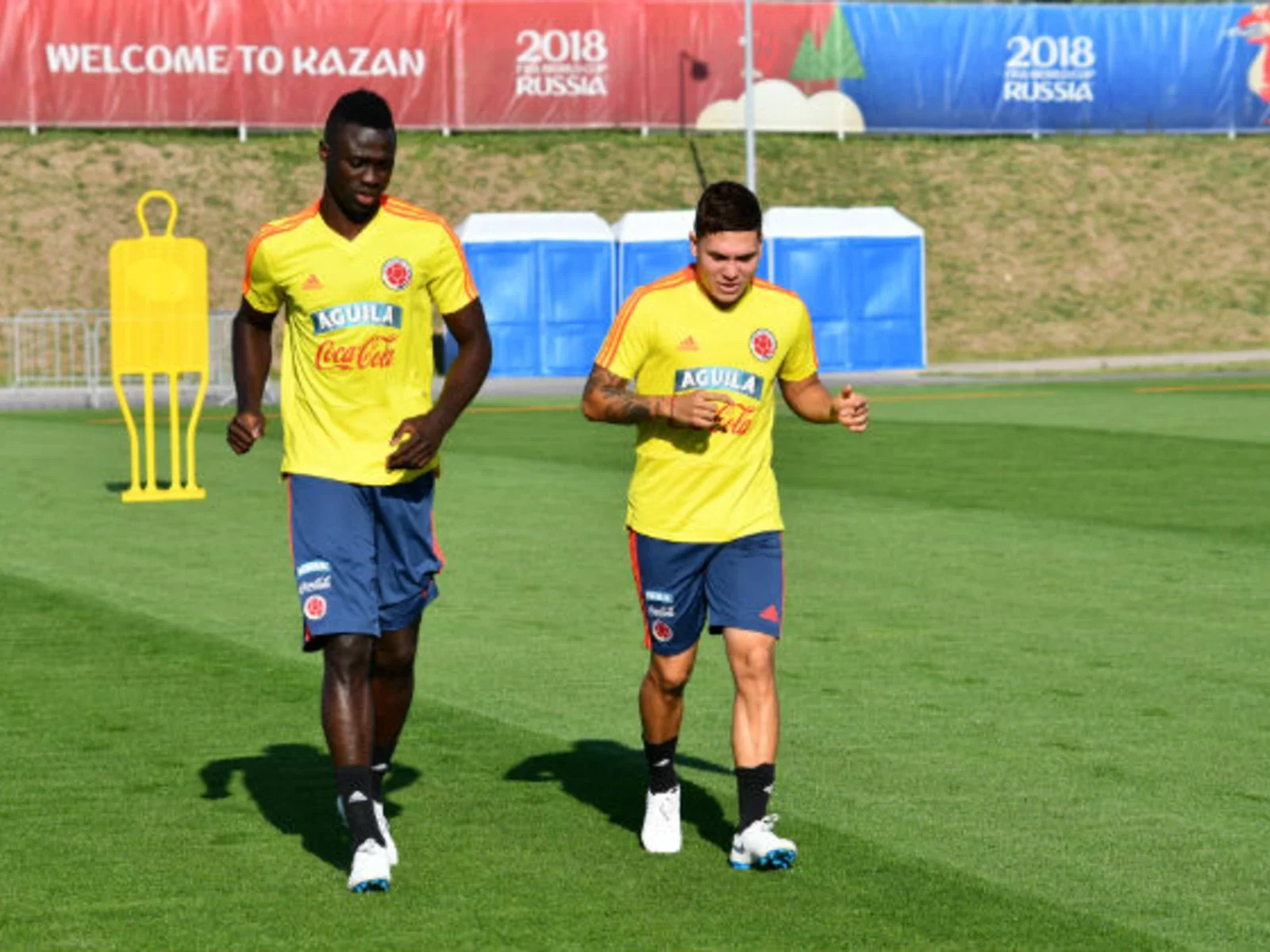 Las mejores imágenes de cómo se prepara Colombia para el juego con Inglaterra