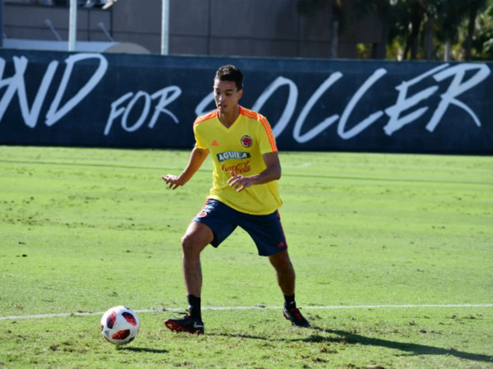 Las postales del entreno de Colombia, con la mente puesta en Costa Rica