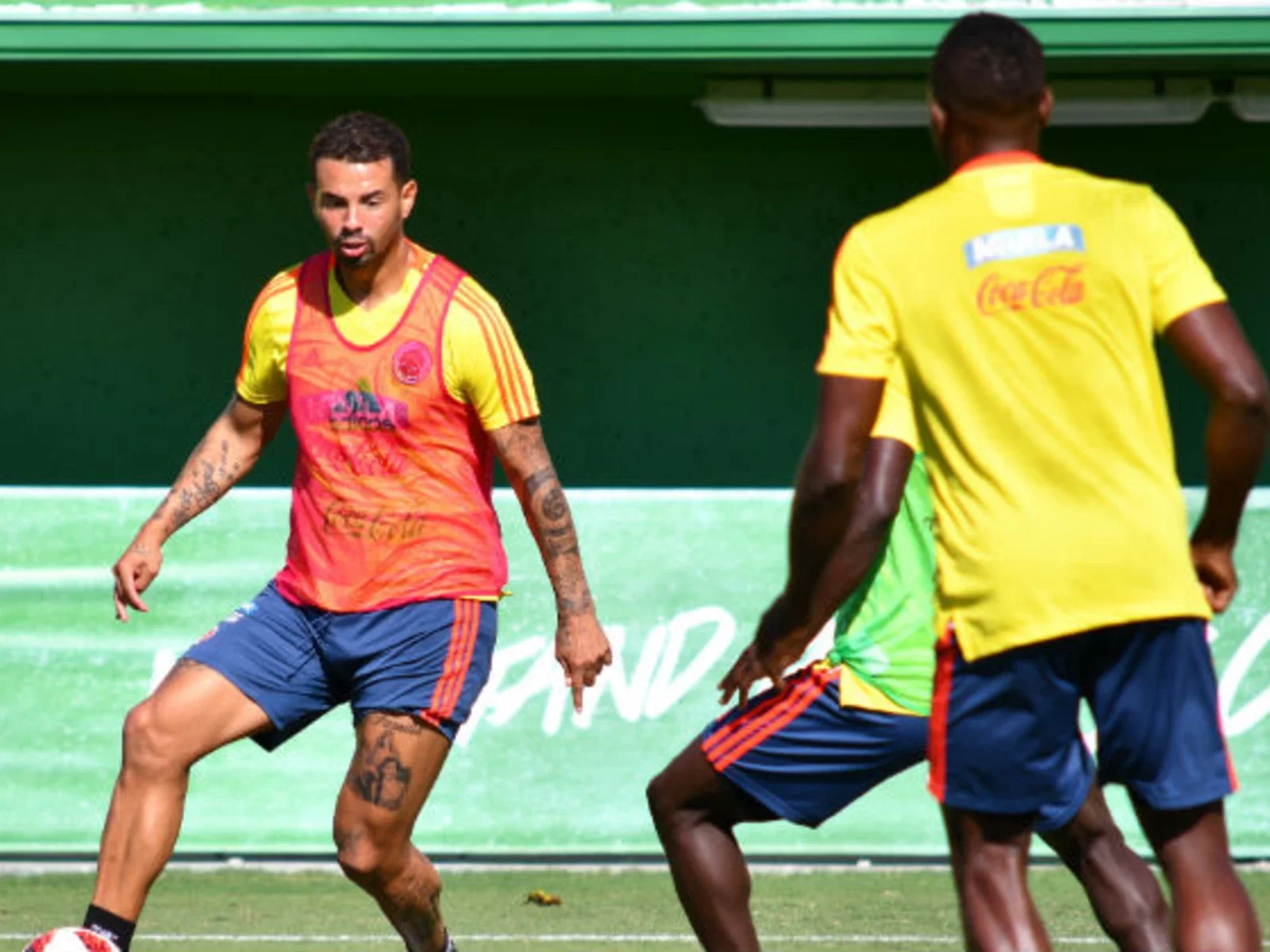 Las postales del entreno de Colombia, con la mente puesta en Costa Rica