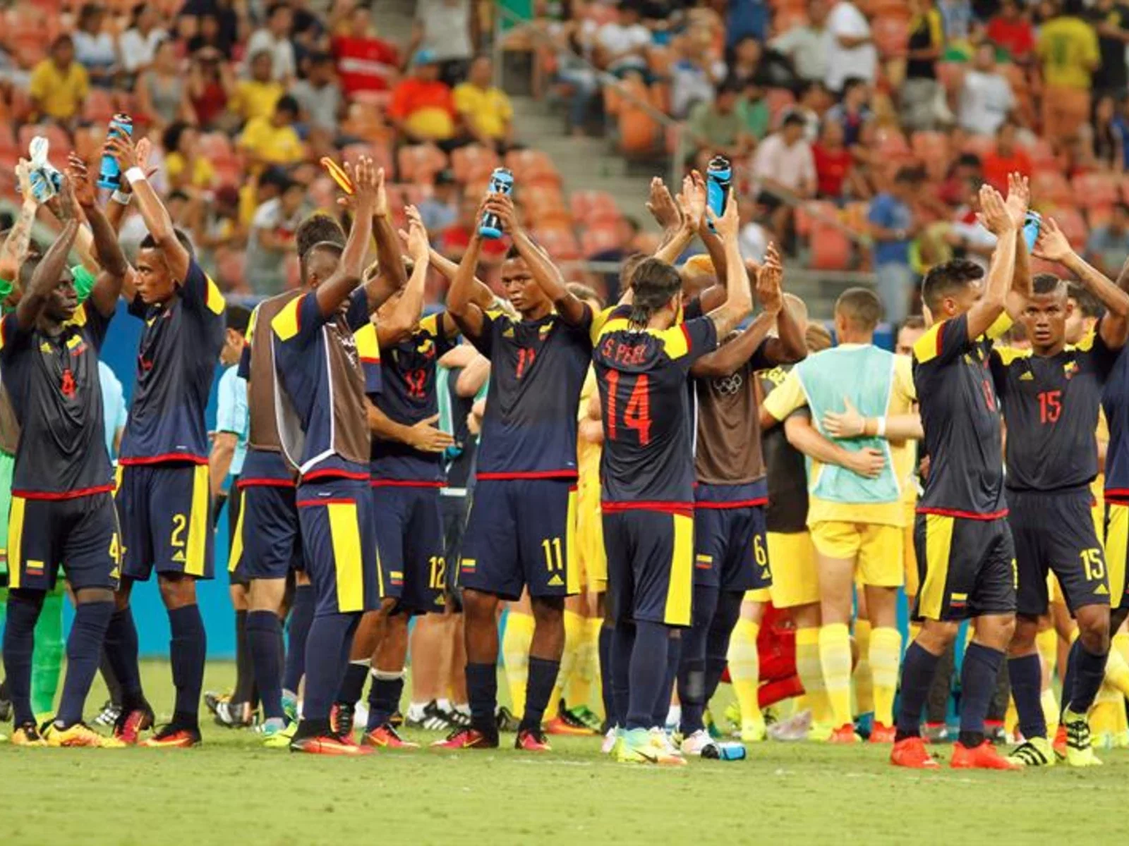 Mira aquí el empate entre Colombia y Suecia en imágenes