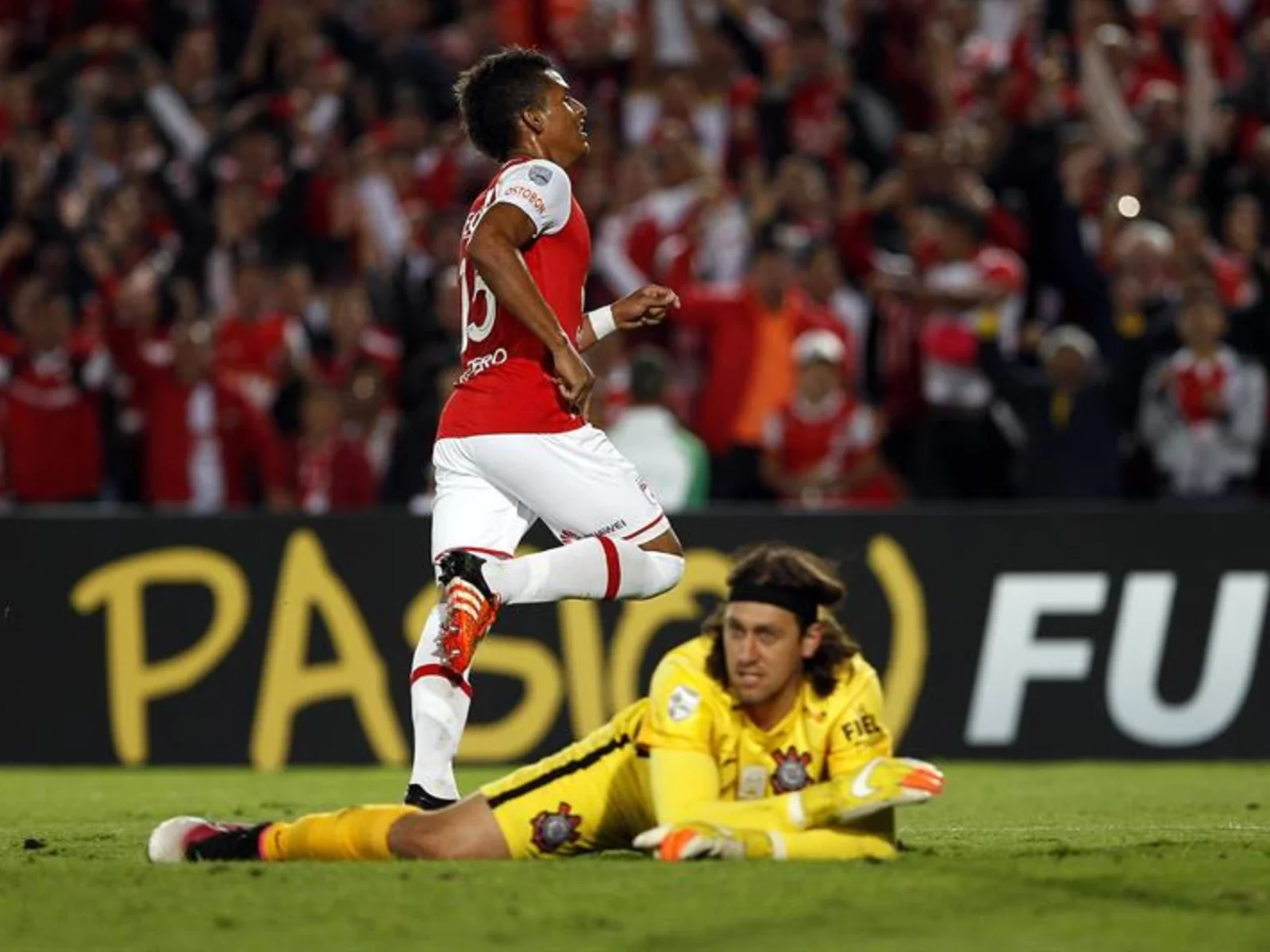Mira aquí las mejores imágenes que dejó el empate entre Santa Fe y Corinthians