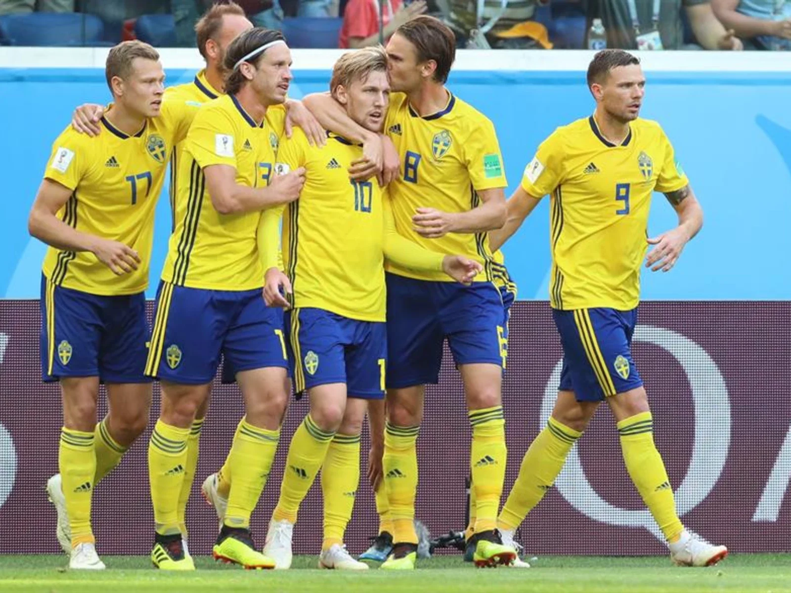 Mira aquí las mejores postales del triunfo de Suecia sobre Suiza