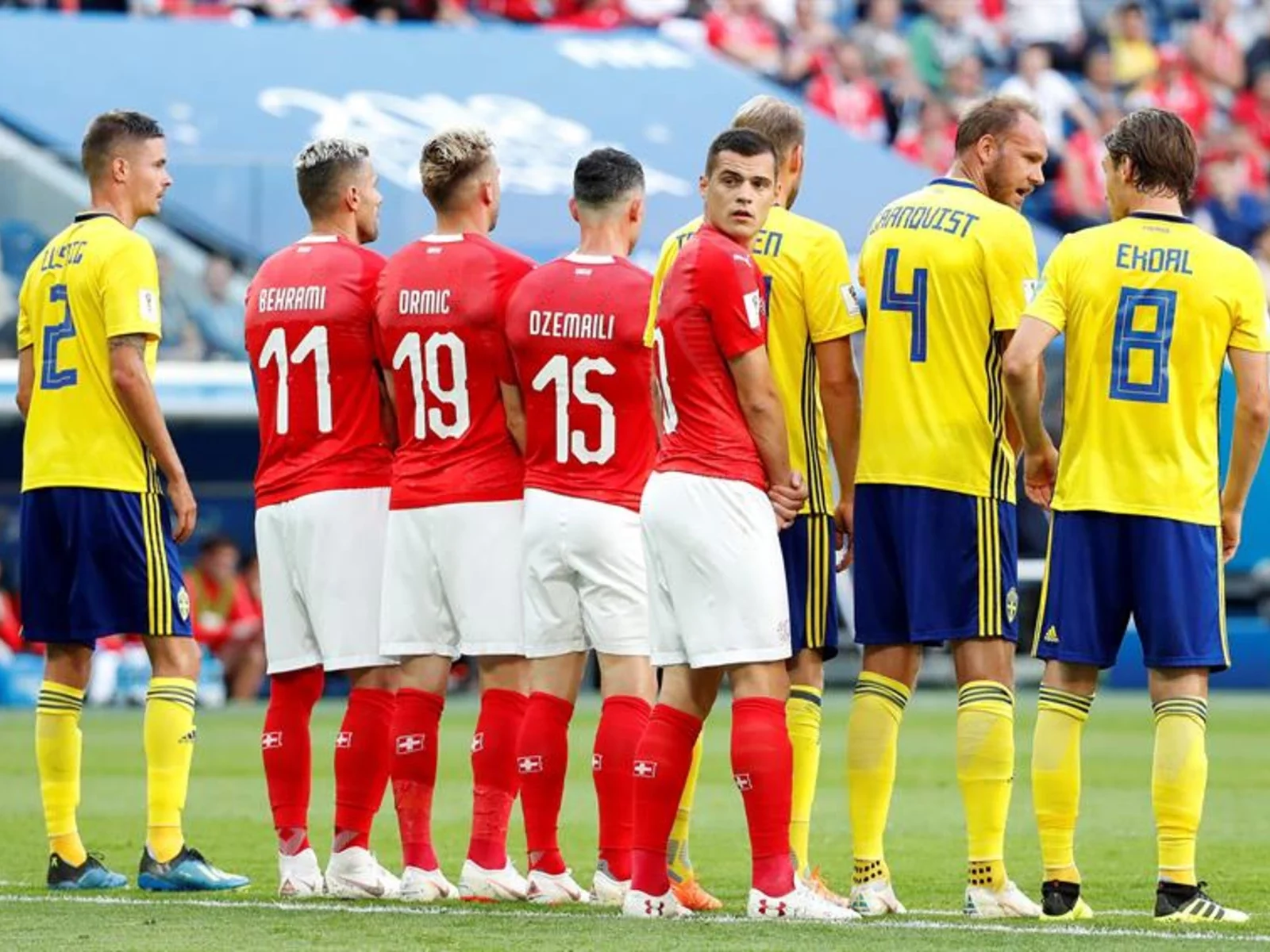 Mira aquí las mejores postales del triunfo de Suecia sobre Suiza